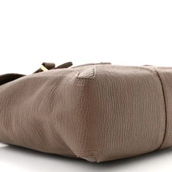Authentic 3.1 PHILLIP LIM Textured Calfskin Medium Pashli Satchel in Taupe. - Picture 12 of 13